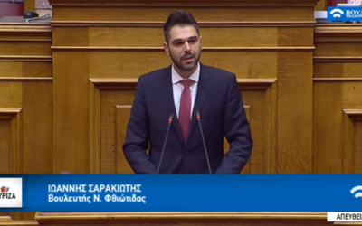 Γ. Σαρακιώτης & Βουλευτές ΣΥ.ΡΙΖ.Α.-Προοδευτική Συμμαχία: «Μεριμνήστε για τις αποζημιώσεις των ελαιοπαραγωγών και την τροποποίηση του κανονισμού του ΕΛΓΑ»