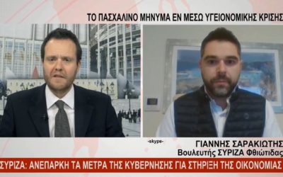 Γ. Σαρακιώτης: «Πως τα φέρνει ο καιρός και το “μαξιλάρι” των 37 δις σώζει σήμερα τη χώρα από τη χρεωκοπία»