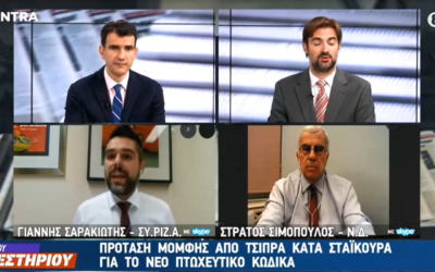 Γ. Σαρακιώτης: “H Κυβέρνηση υποχρεώνει τους πολίτες να μένουν στα σπίτια τους πληρώνοντας ενοίκιο!”