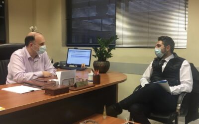 Με το Σωματείο Εργαζομένων και τη Διοίκηση του Νοσοκομείου Λαμίας, ο Γ. Σαρακιώτης