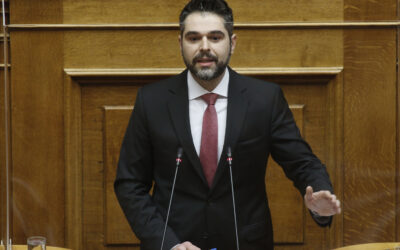 Γιάννης Σαρακιώτης στη Βουλή για τη «Ν.Δ. προ και μετά καρέκλας»: «Επέκταση χωρικών υδάτων στο Ιόνιο και πολιτικού θράσους της Ν.Δ. στο… έπακρο»