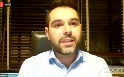 Ο Γ. Σαρακιώτης στη διαδικτυακή εκδήλωση του ΣΥ.ΡΙΖ.Α Μαγνησίας με εμπόρους και επιχειρηματίες