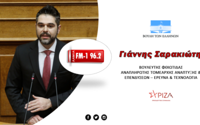 Γ. Σαρακιώτης: «Ο κόσμος στενάζει και τα γαλάζια στελέχη παίρνουν μπόνους»