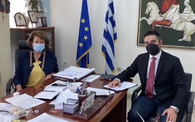 Στην Περιφερειακή Διεύθυνση Εκπαίδευσης ο Γιάννης Σαρακιώτης εν όψει της νέας σχολικής χρονιάς