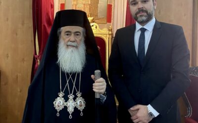 Στην Τελετή Αφής του Αγίου Φωτός στα Ιεροσόλυμα ο Γιάννης Σαρακιώτης