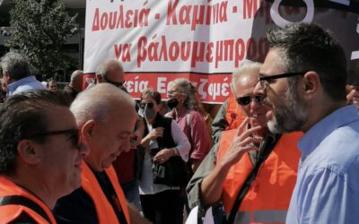 Στο πλευρό των εργαζομένων της ΛΑΡΚΟ ο Γιάννης Σαρακιώτης