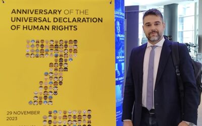 Ομιλία Γ. Σαρακιώτη στο Ευρωπαϊκό Κοινοβούλιο με θέμα τα ανθρώπινα δικαιώματα